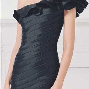 Black formal evening gown.